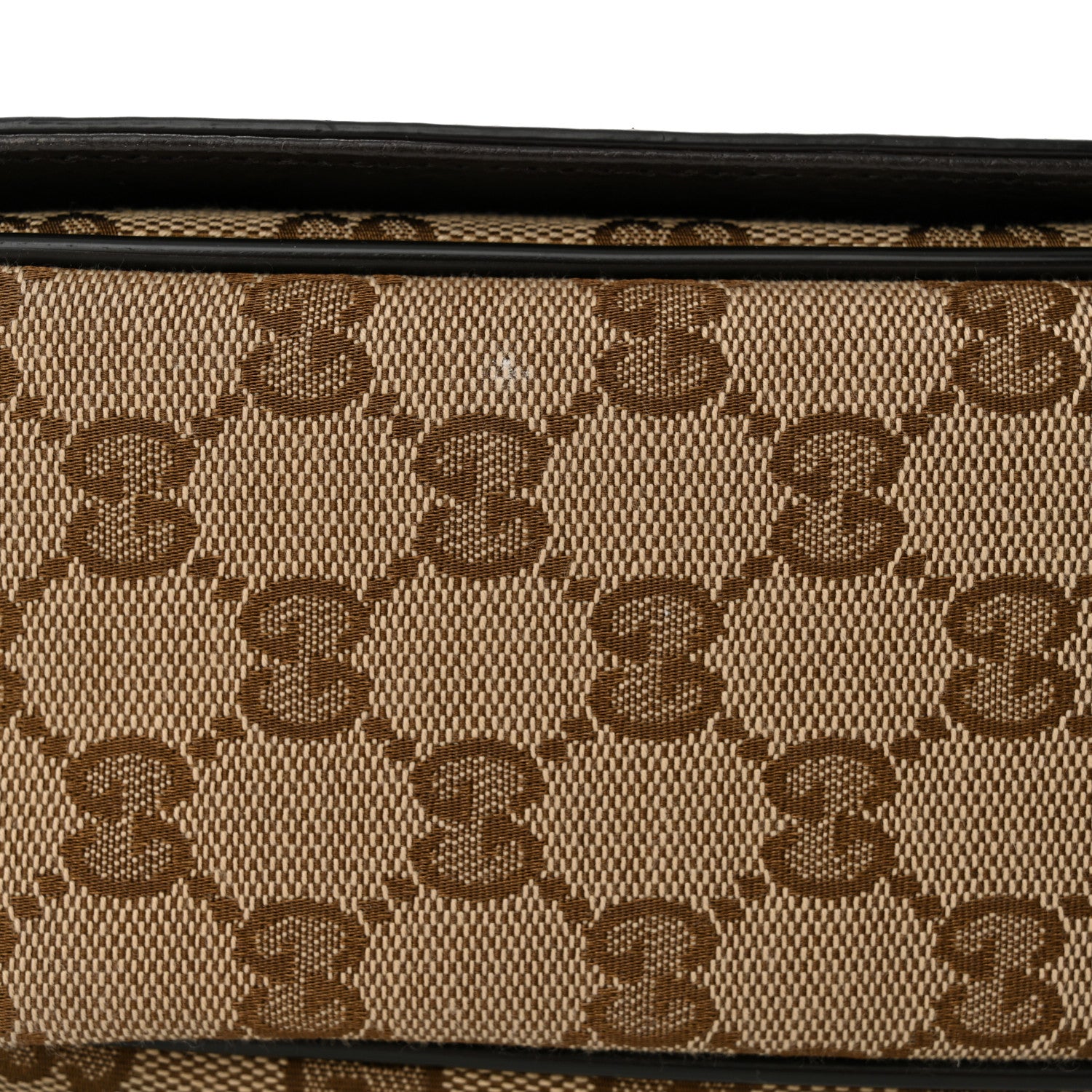 Gucci Monogram Flap Messenger Bag Beige Dark Brown 12 of 12