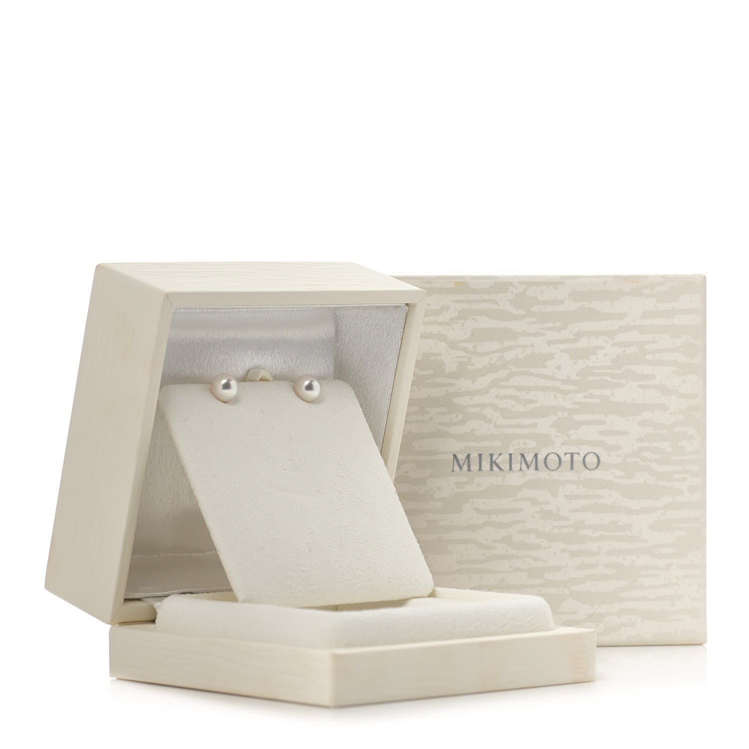 Mikimoto 18K Yellow Gold Akoya Pearl 7mm Stud Earrings 5 of 5
