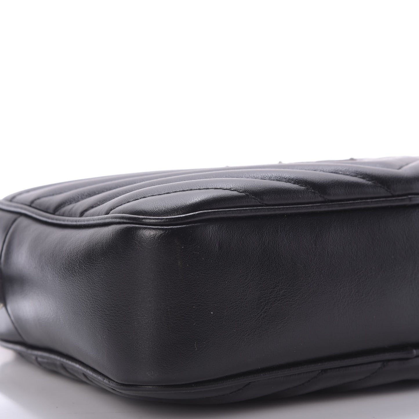 Calfskin Matelasse Monogram Lou Camera Bag Black
