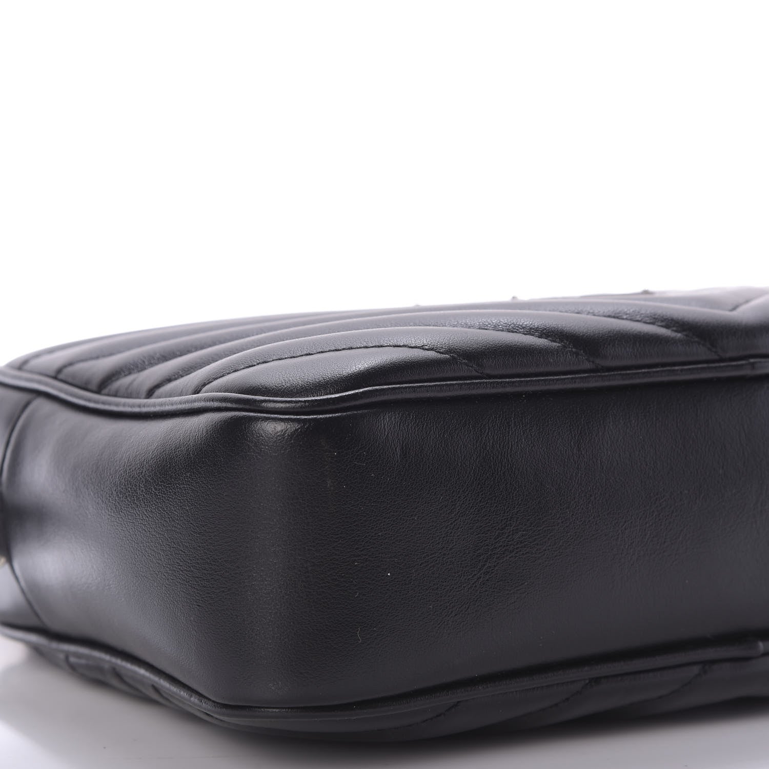 Saint Laurent Calfskin Matelasse Monogram Lou Camera Bag Black 6 of 9