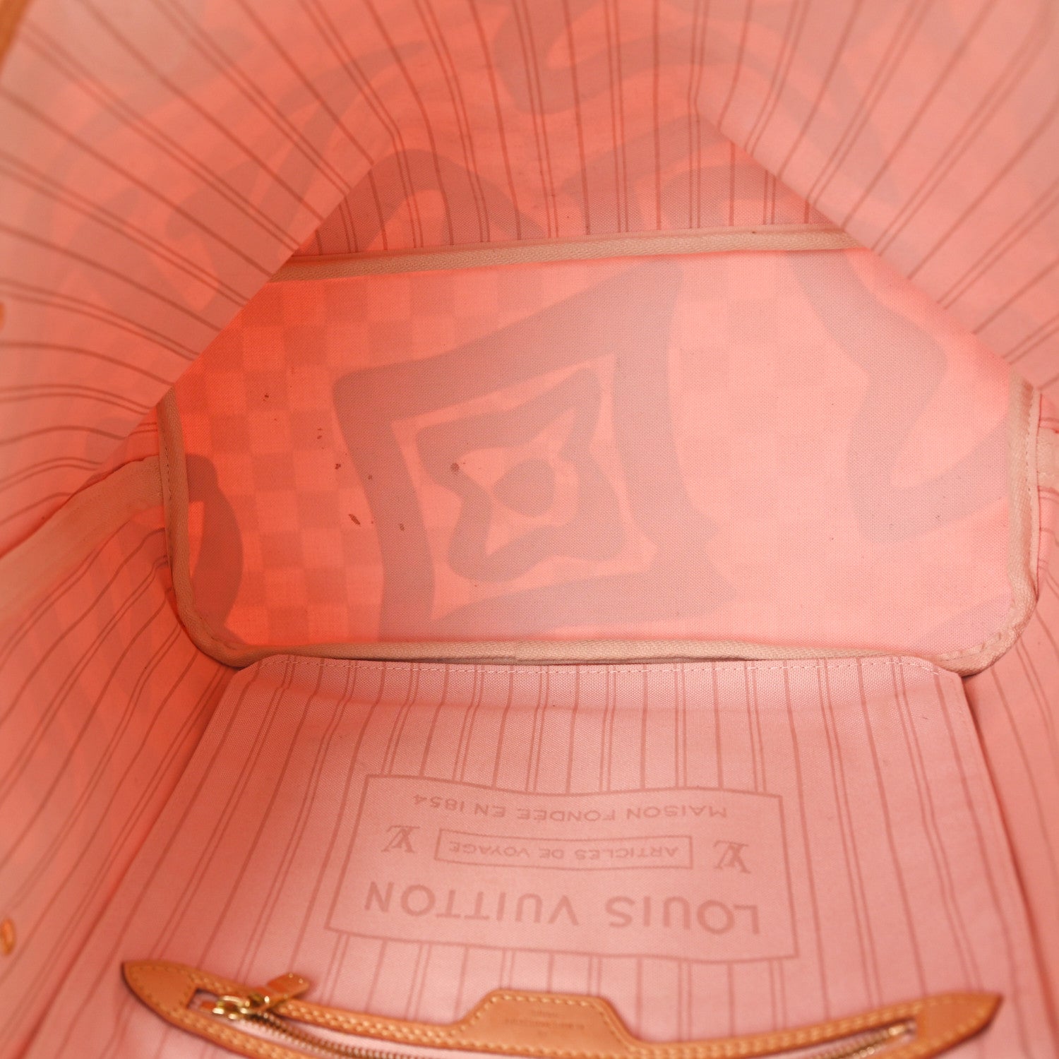 Louis Vuitton Damier Azur Tahitienne Neverfull MM 5 of 14