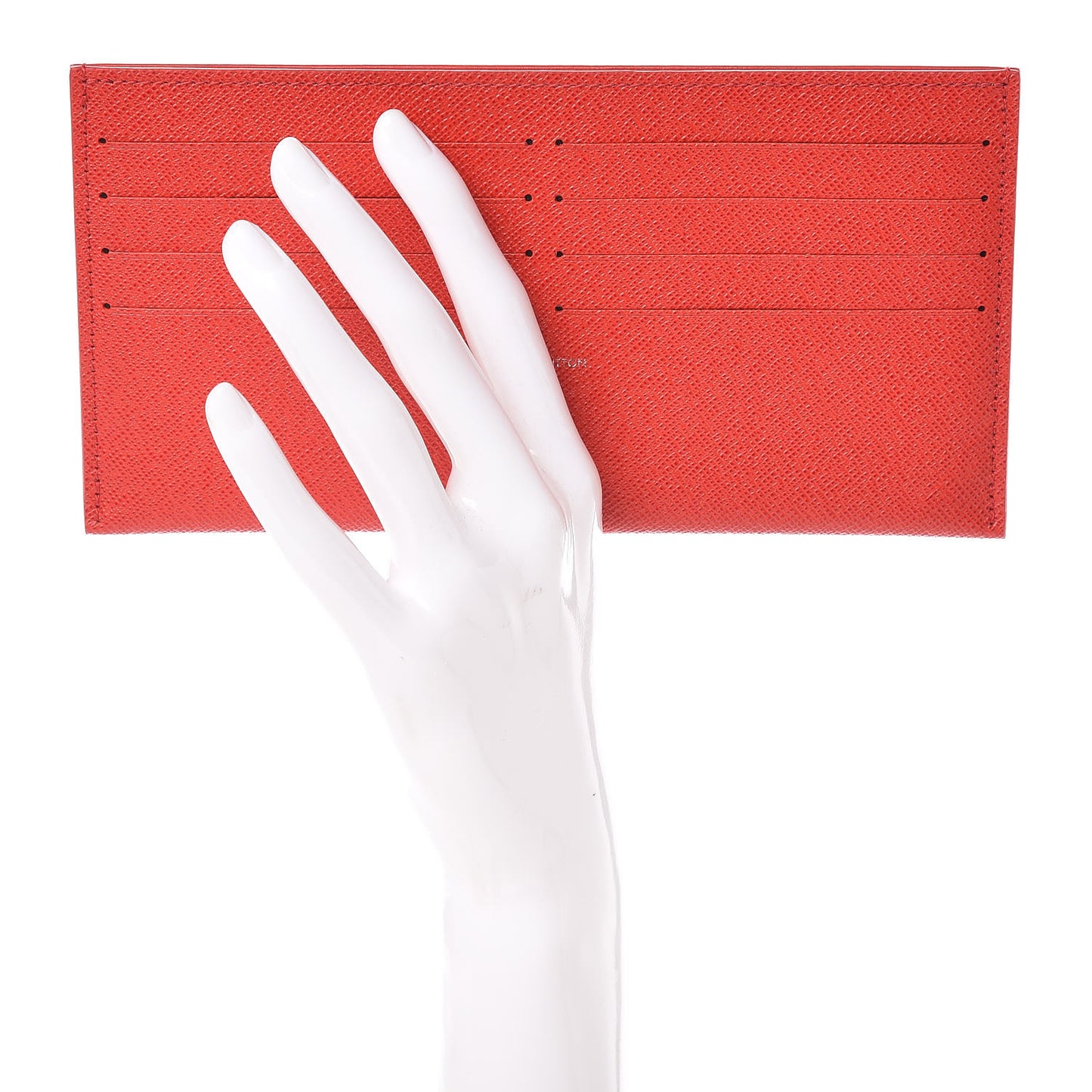 Calfskin Felicie Card Holder Insert Cherry