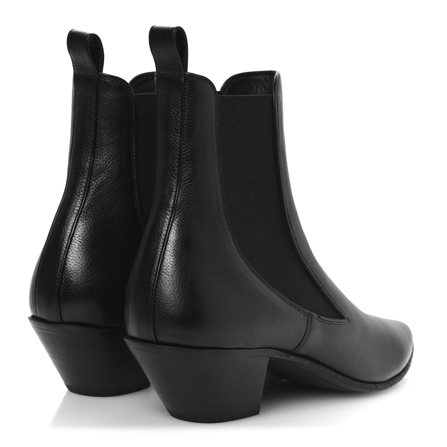 Calfskin Mens Banana 50 Boots 41.5 Black