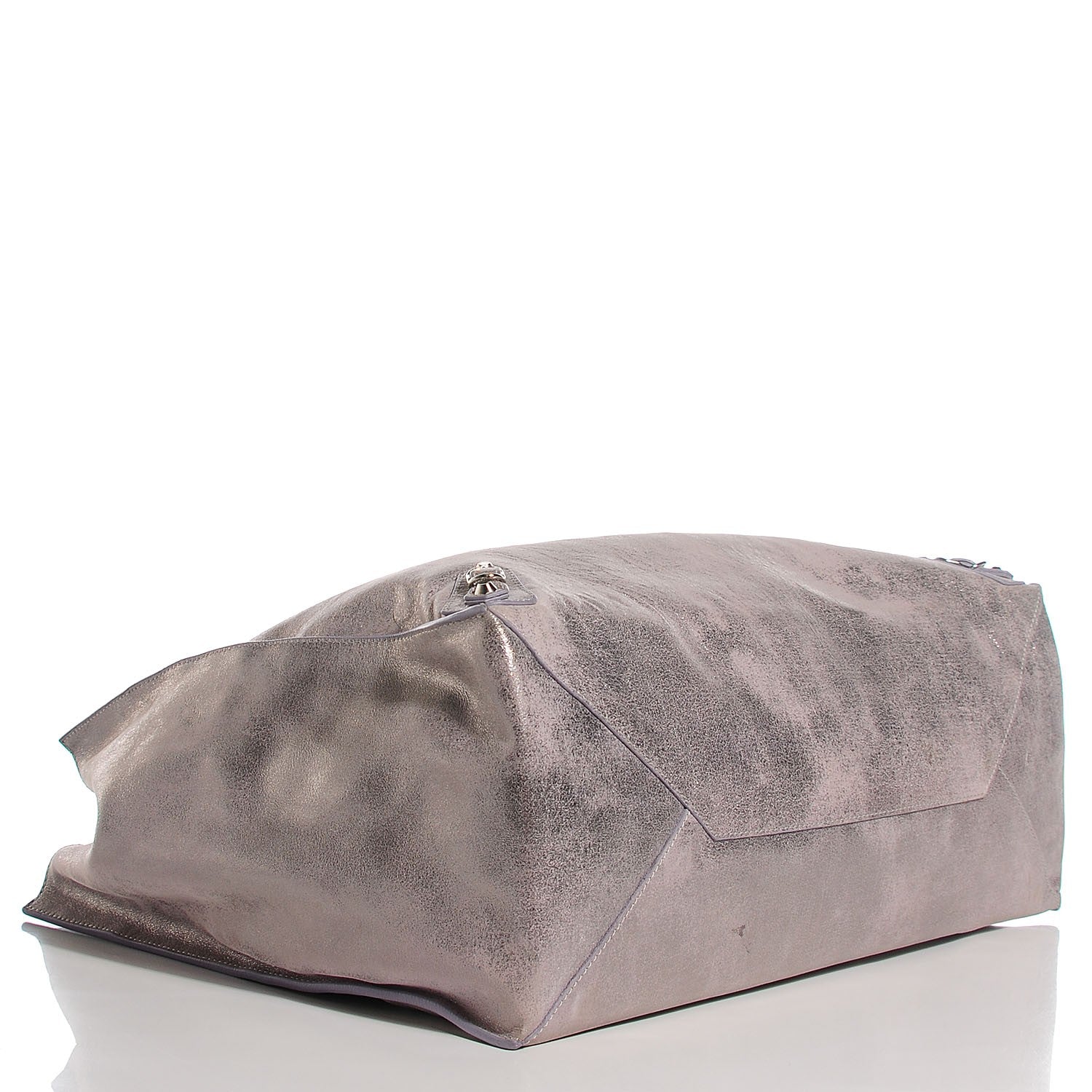 Balenciaga Metallic Calfskin Milkyway Papier A4 Tote Lilac 4 of 10