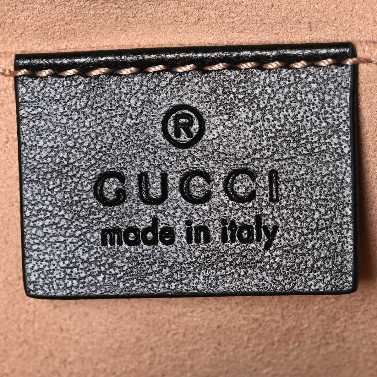 Gucci Calfskin Matelasse Small GG Marmont Chain Shoulder Bag Black 6 of 11