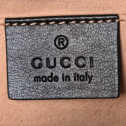 Gucci Calfskin Matelasse Small GG Marmont Chain Shoulder Bag Black 6 of 11