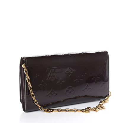 Louis Vuitton Vernis Chain Wallet Amarante 2 of 5