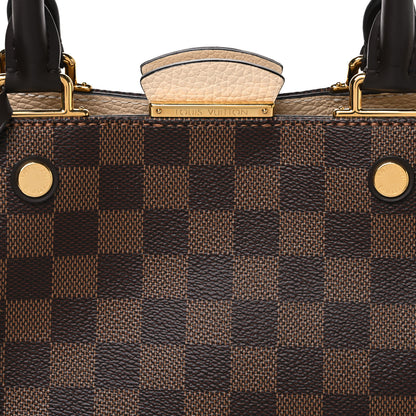 Louis Vuitton Damier Ebene Cuir Taurillon Brittany Creme 8 of 10