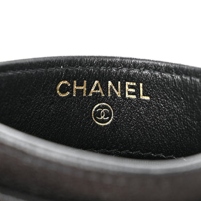Chanel Caviar Quilted Boy Card Holder Black 6 of 9