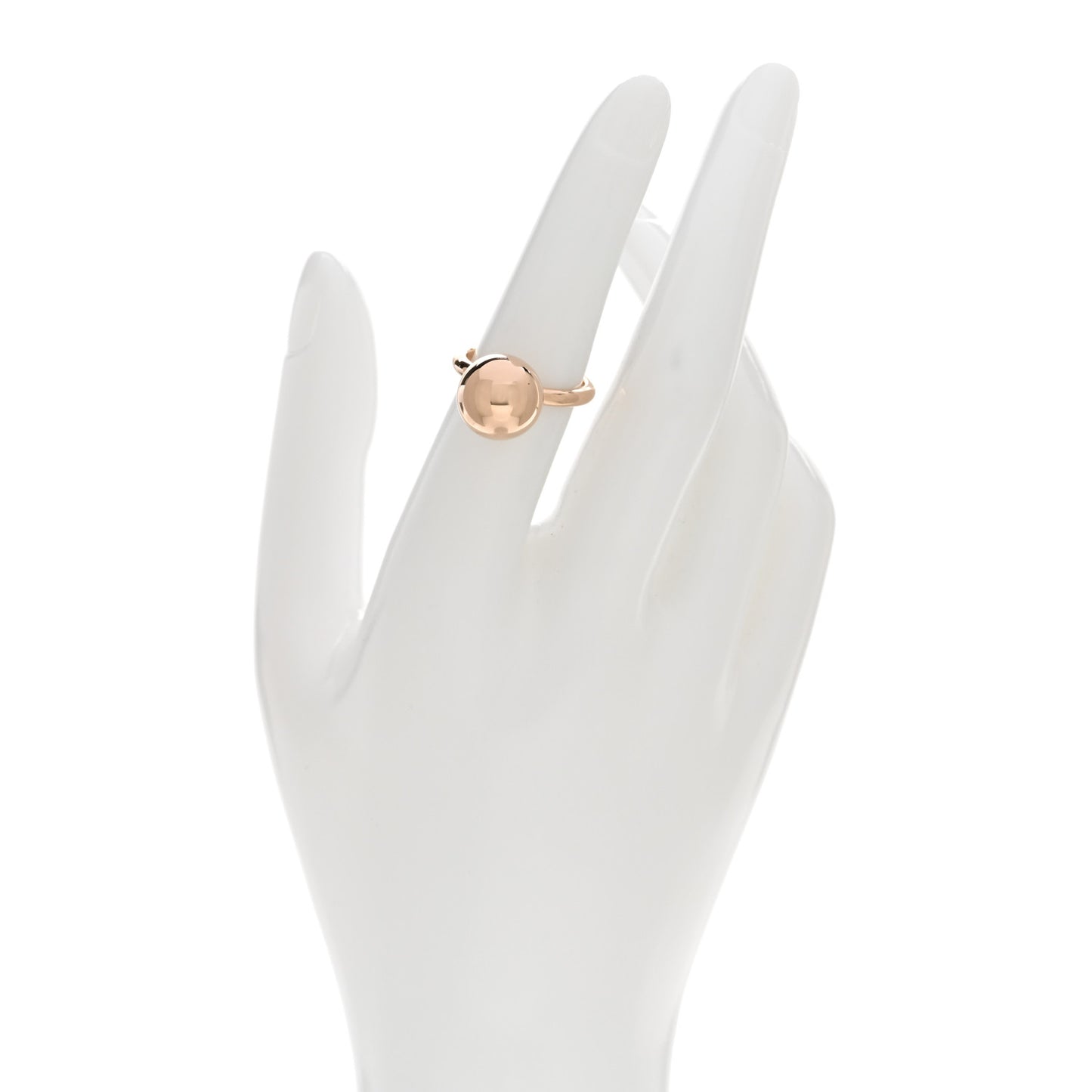 18K Rose Gold 12mm HardWear Ball Ring 52 6