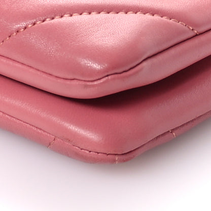 Chanel Lambskin Chevron Quilted Medium Trendy CC Flap Light Pink 10 of 10