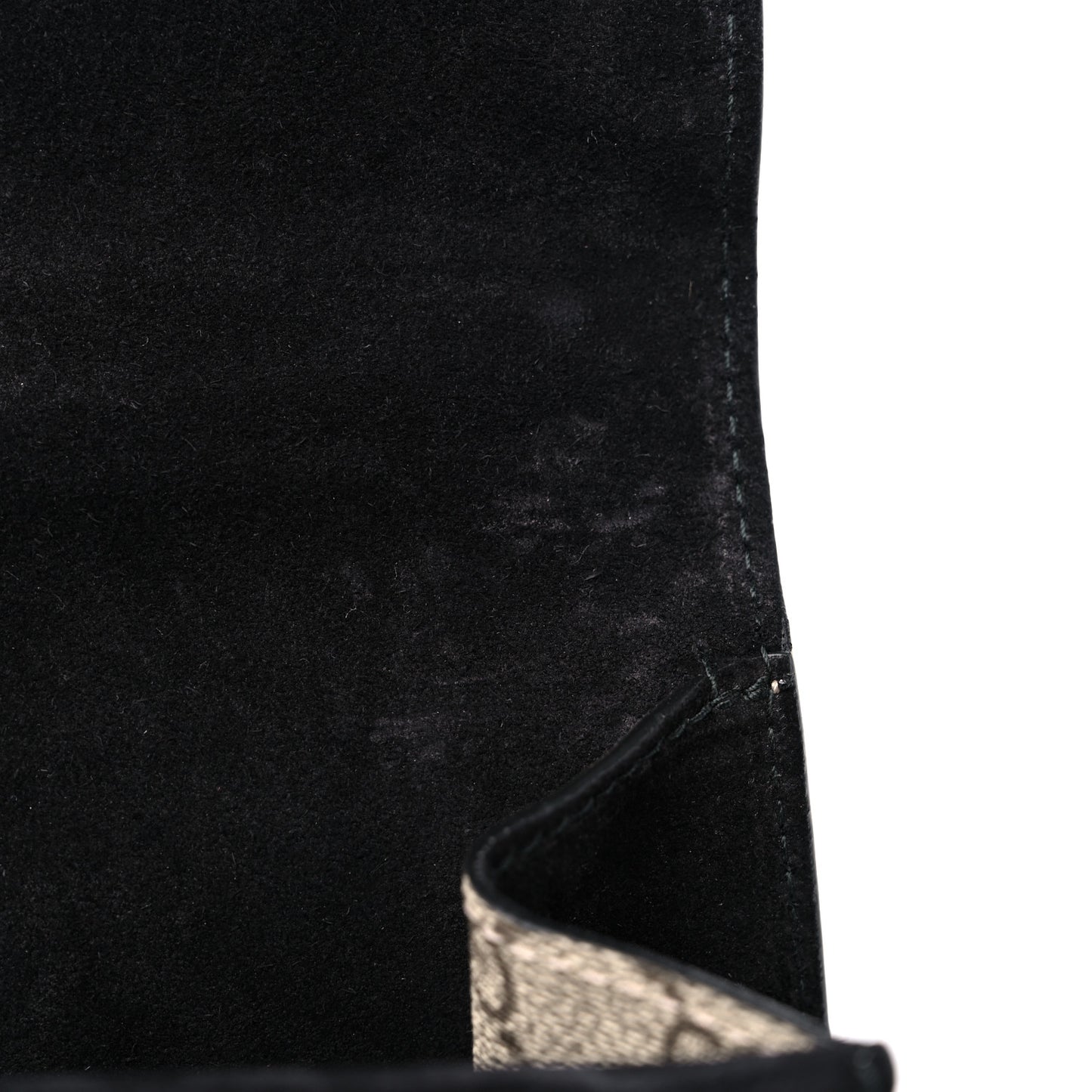 GG Supreme Monogram Mini Dionysus Shoulder Bag Black