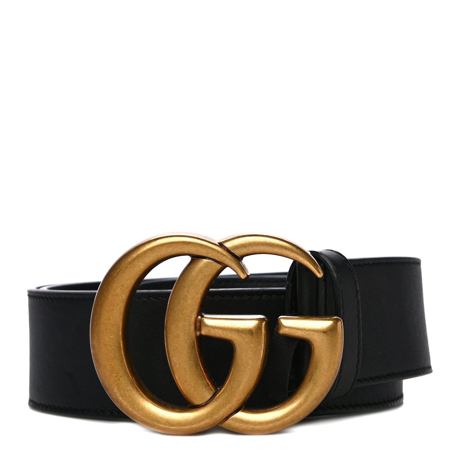Gucci Calfskin Double G 40mm Belt 85 34 Black 1 of 15