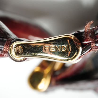 Fendi Zucca Hobo It Bag Tobacco 10 of 11