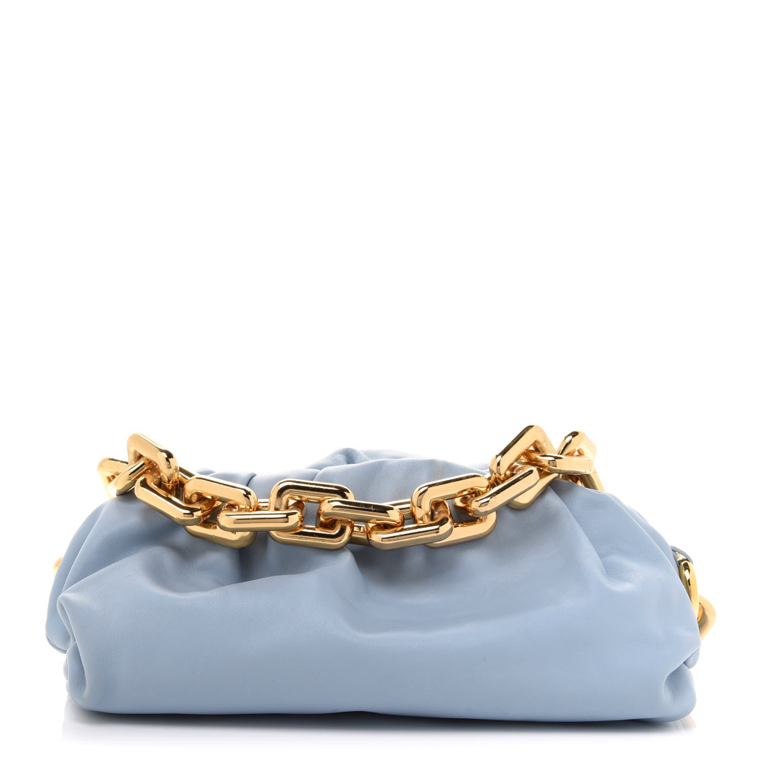 Bottega Veneta Calfskin The Pouch Chain Ice 1 of 9