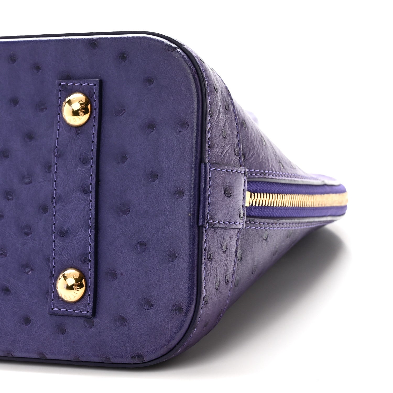 Louis Vuitton Ostrich Alma PM Indigo 9 of 9