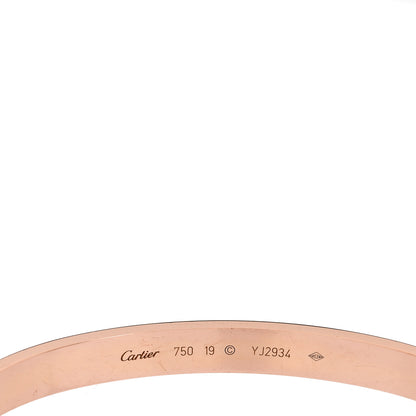 Cartier 18K Pink Gold LOVE Bracelet 19 3 of 5