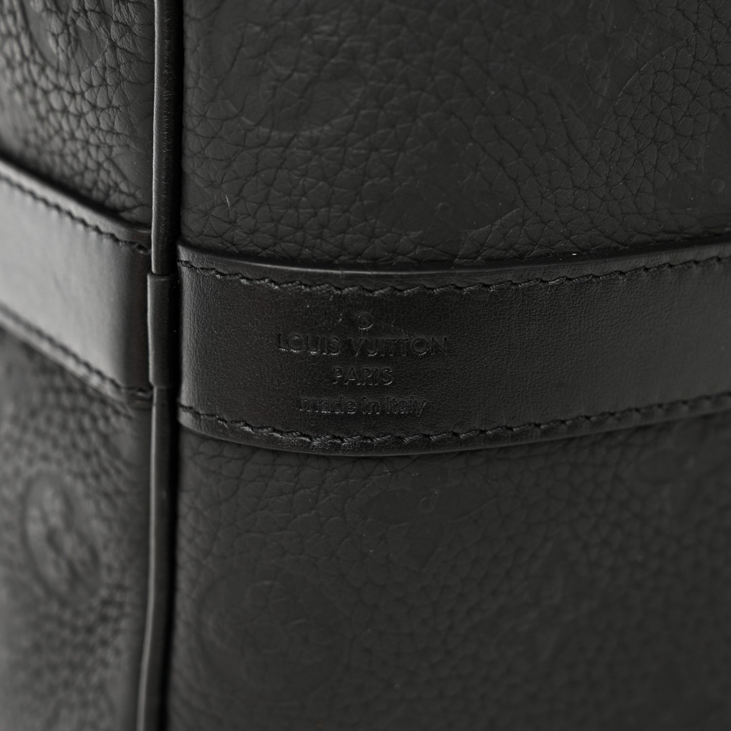 Taurillon Monogram Keepall Bandouliere 50 Black