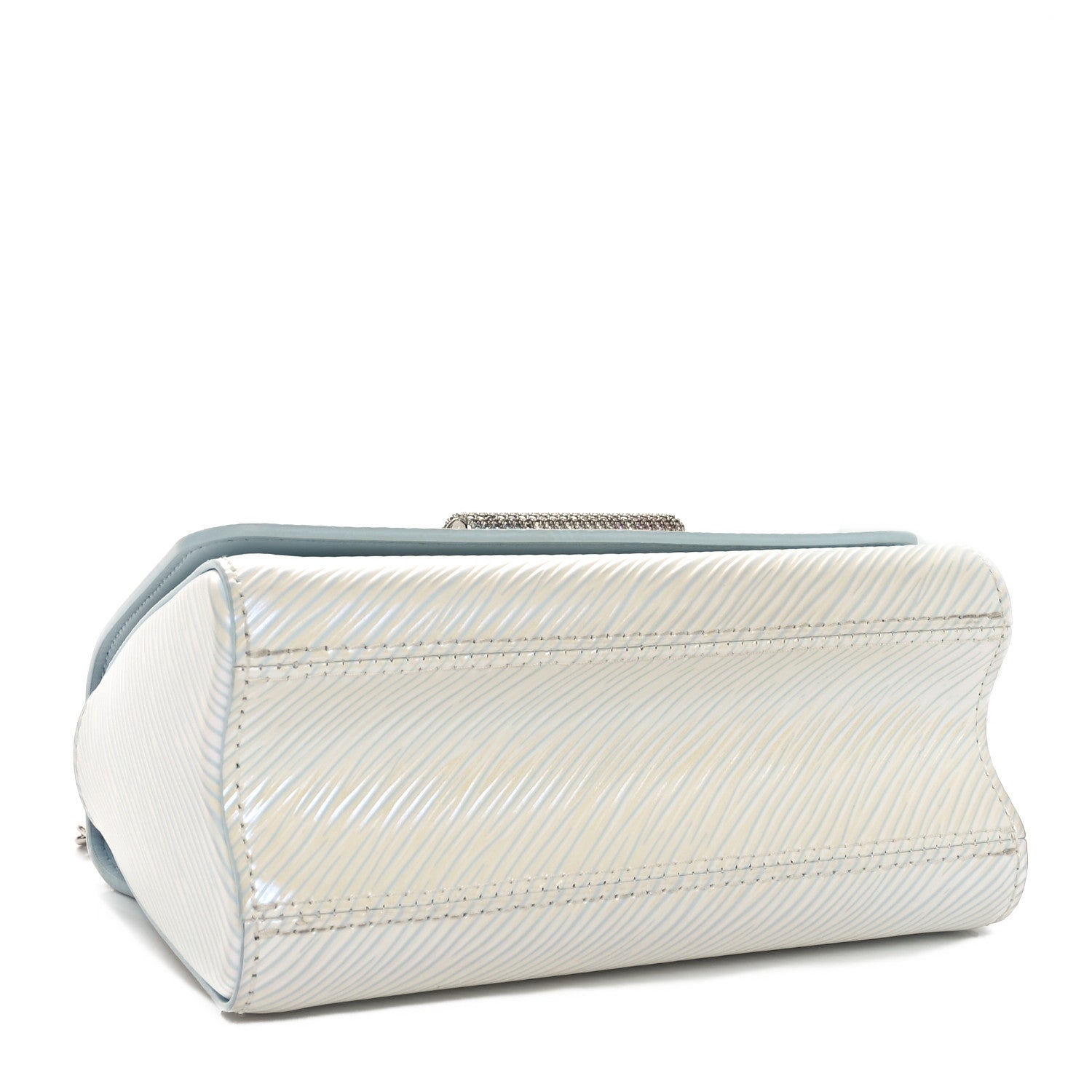 Louis Vuitton Epi Milky Way Twist Braided Chain Shoulder Bag Icy Blue 4 of 10