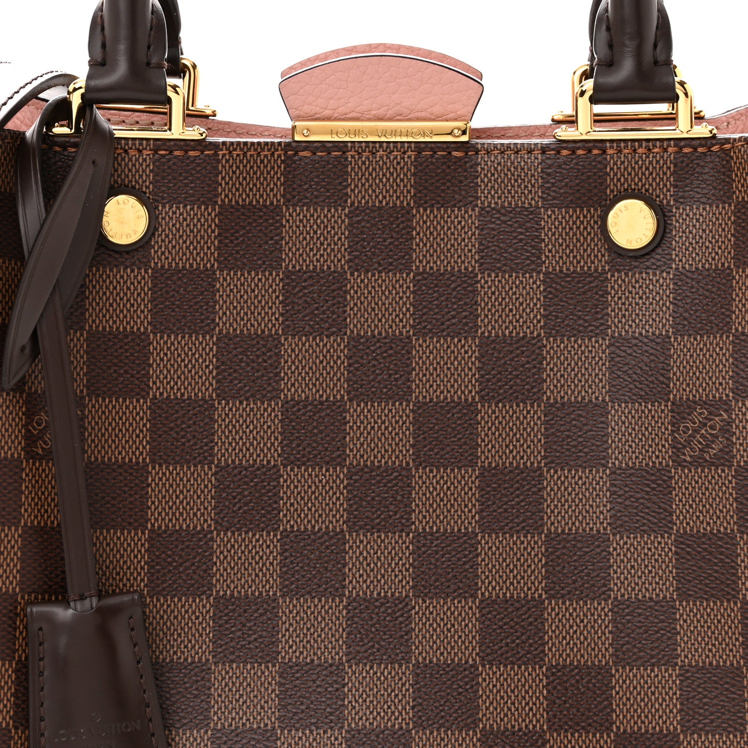 Louis Vuitton Damier Ebene Cuir Taurillon Brittany Magnolia 8 of 13
