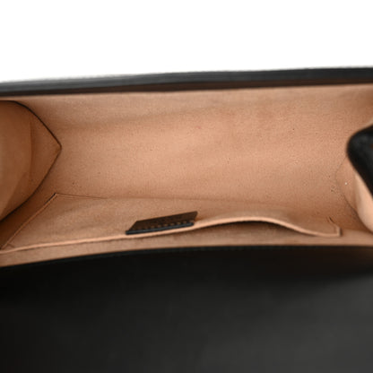 Gucci Velvet GG Monogram Web Small Rajah Slim Flap Shoulder Bag Brown Black 5 of 13