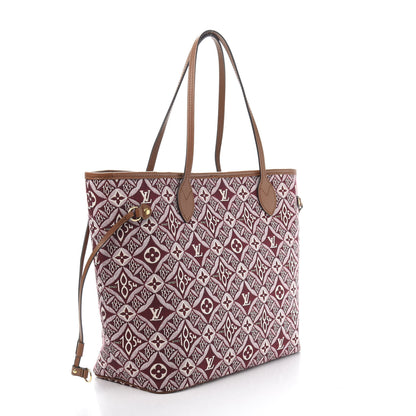 Louis Vuitton Jacquard Since 1854 Neverfull MM Bordeaux 4 of 14