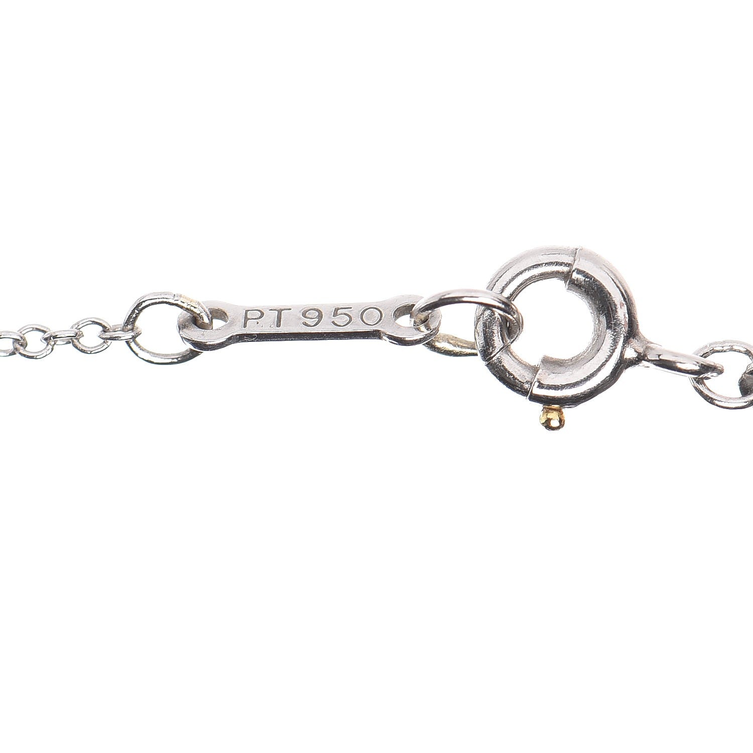 Tiffany Platinum Diamond .25ct Elsa Peretti Diamonds by the Yard Pendant Necklace 6 of 8