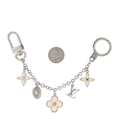 Louis Vuitton Fleur d'Epi Bag Charm Chain Ivory 2 of 3