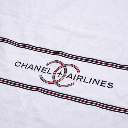 Chanel Reversible Airlines Tote Silver Navy 12 of 29