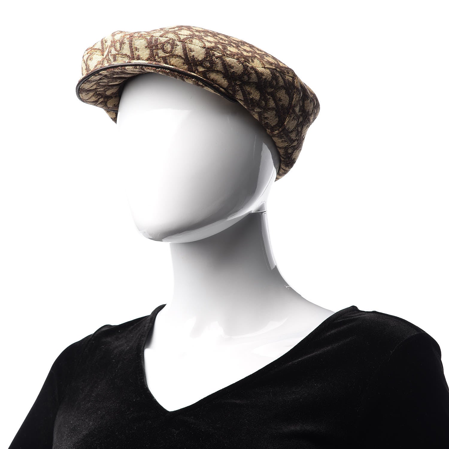 Christian Dior HOMME Monogram Cap 58 Brown 3 of 7