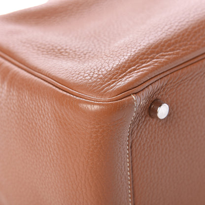 Hermes Taurillon Clemence Lindy 30 Gold 13 of 14