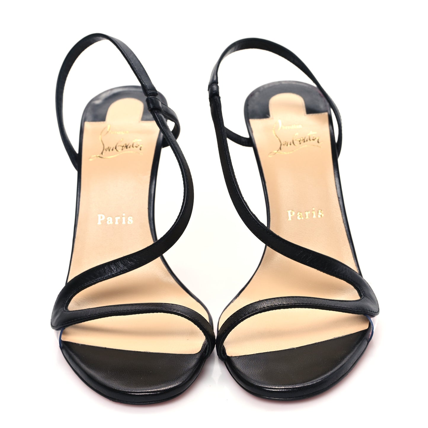 Nappa Rosalie 100 Sandals 38.5 Black