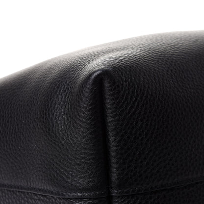 Prada Vitello Daino Etiquette Shopping Bag Black 9 of 12