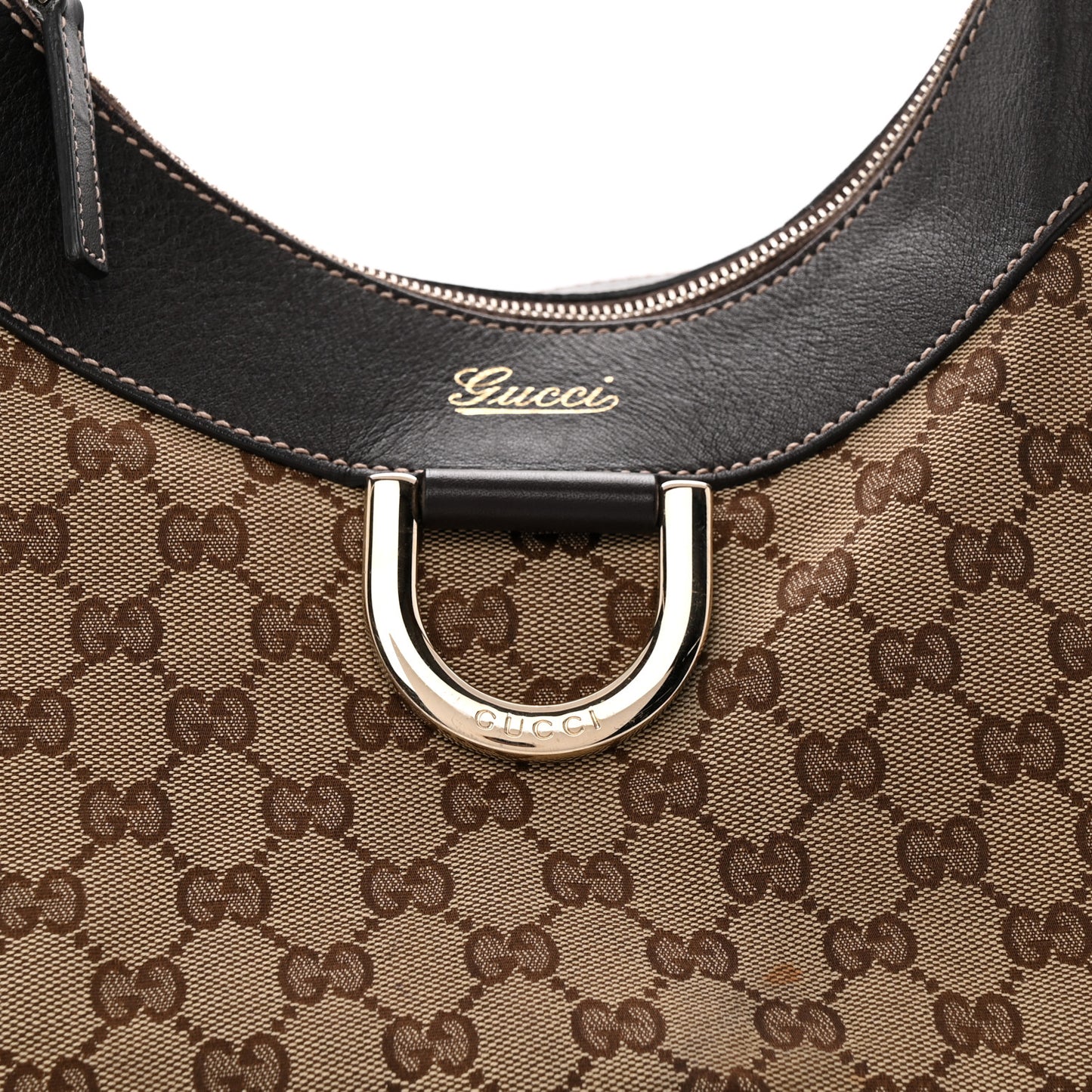 Monogram Large Abbey Hobo Brown