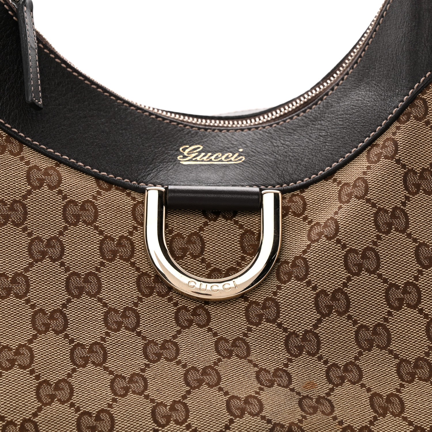 Gucci Monogram Large Abbey Hobo Brown 8 of 13