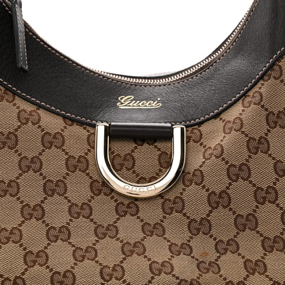 Gucci Monogram Large Abbey Hobo Brown 8 of 13