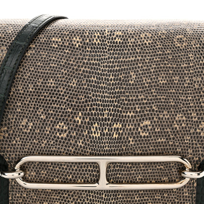 Hermes Matte Alligator Lizard Mini Sac Roulis Ombre Vert Fonce 8 of 11