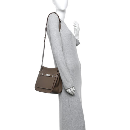 Hermes Taurillon Clemence Jypsiere 28 Etoupe 2 of 12