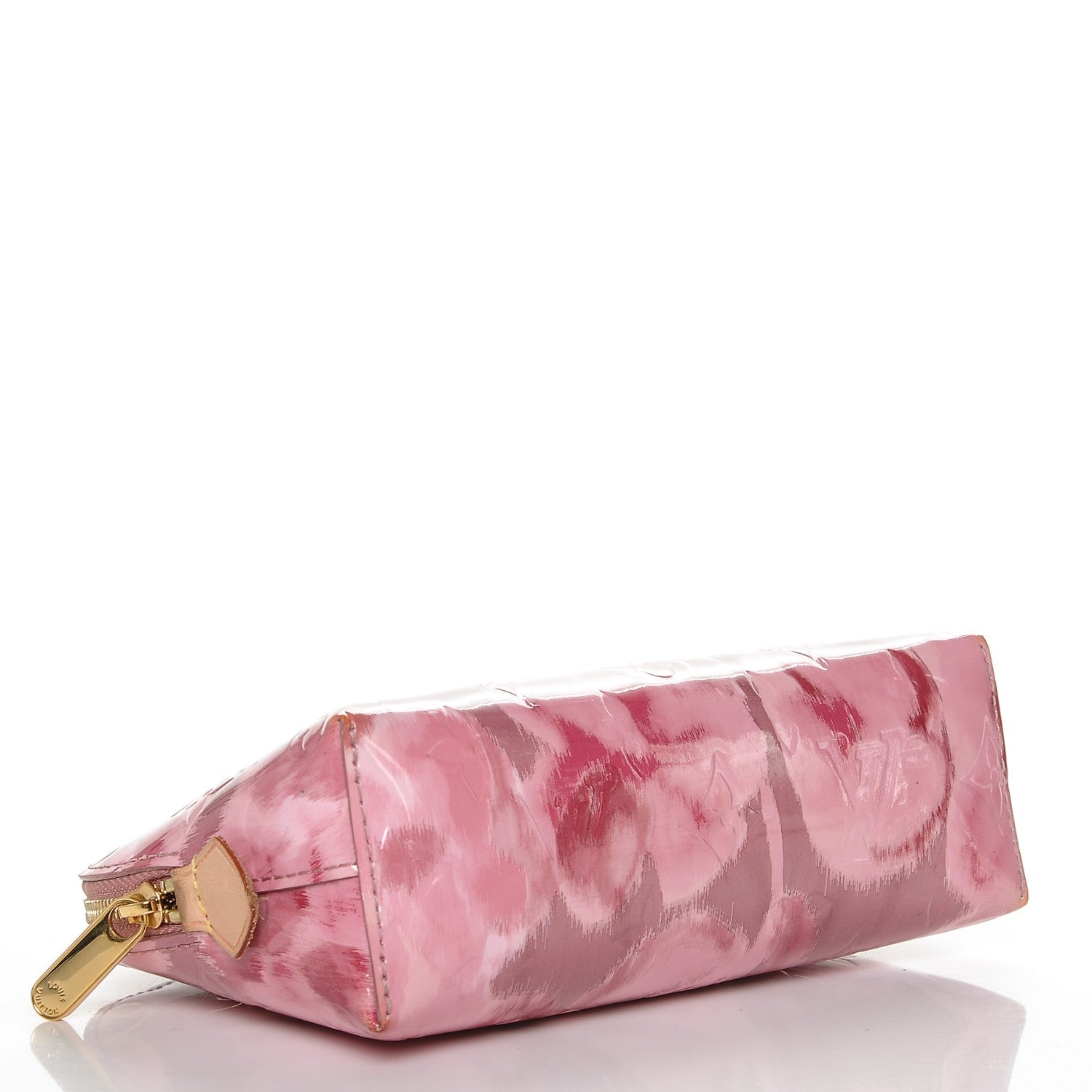 Louis Vuitton Vernis Ikat Cosmetic Pouch Rose Velours 4 of 6