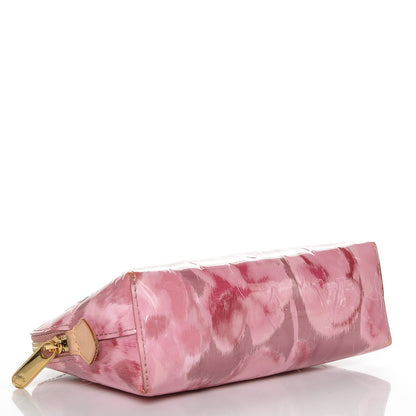 Louis Vuitton Vernis Ikat Cosmetic Pouch Rose Velours 4 of 6