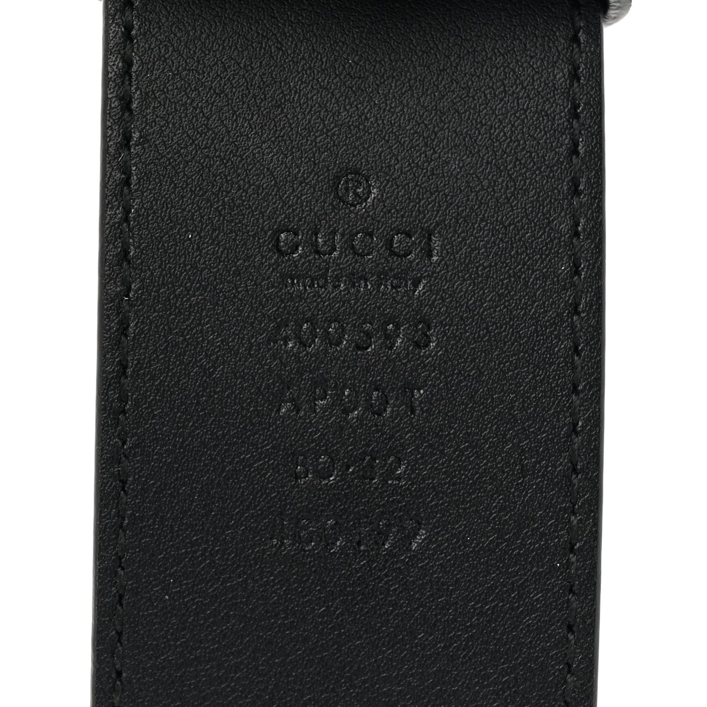 Calfskin Double G 40mm Belt 80 32 Black