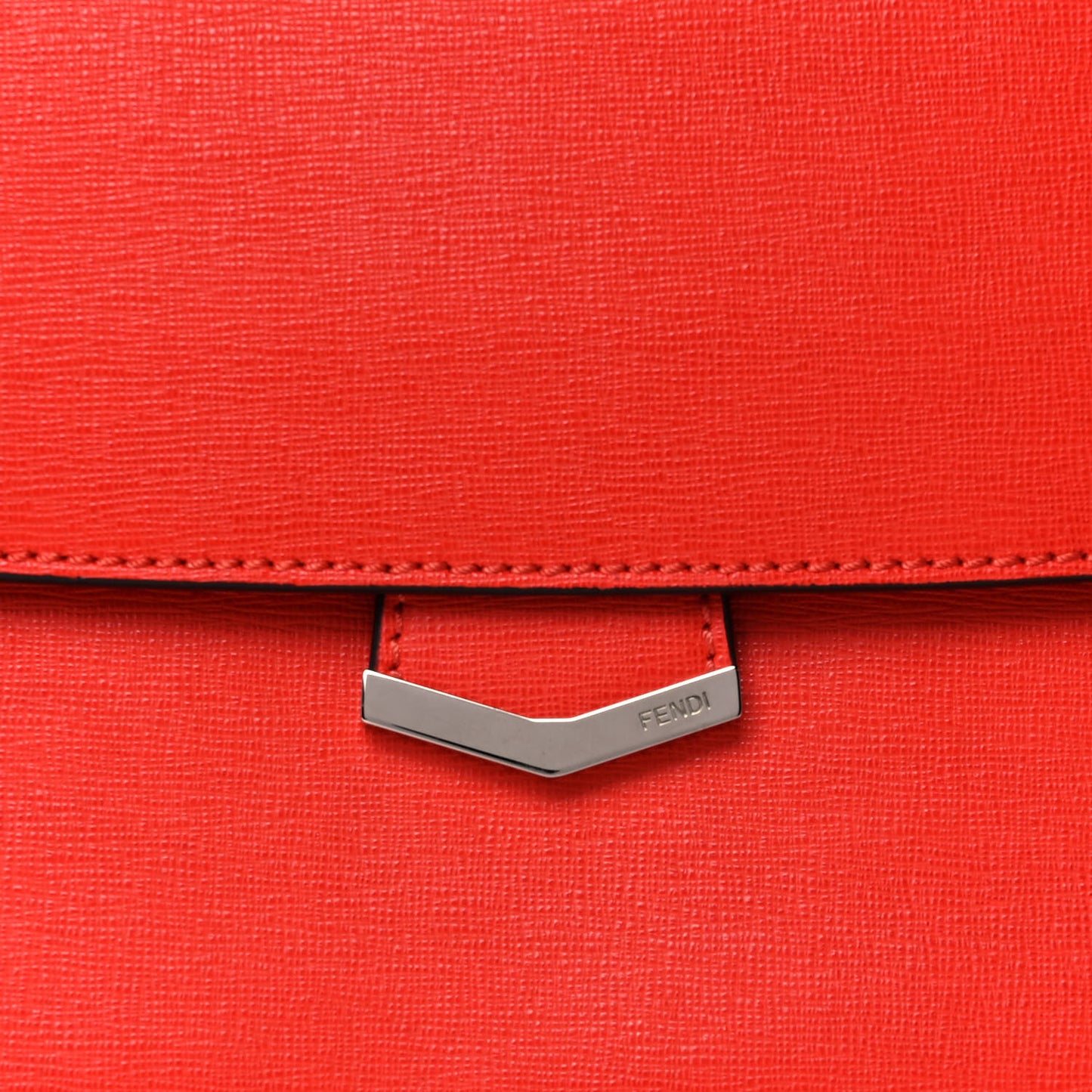 Vitello Elite Flamingo Demi Jour Shoulder Bag Papavero