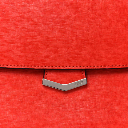 Fendi Vitello Elite Flamingo Demi Jour Shoulder Bag Papavero 9 of 11