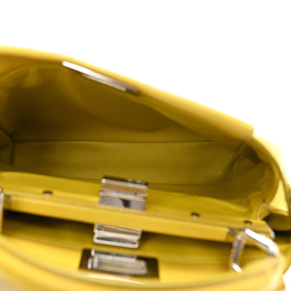 Fendi Nappa Mini Peekaboo Iconic Satchel Lime 6 of 11