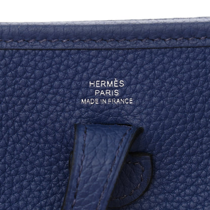 Hermes Taurillon Maurice Amazone Evelyne TPM Bleu Saphir Blue Indigo 6 of 11