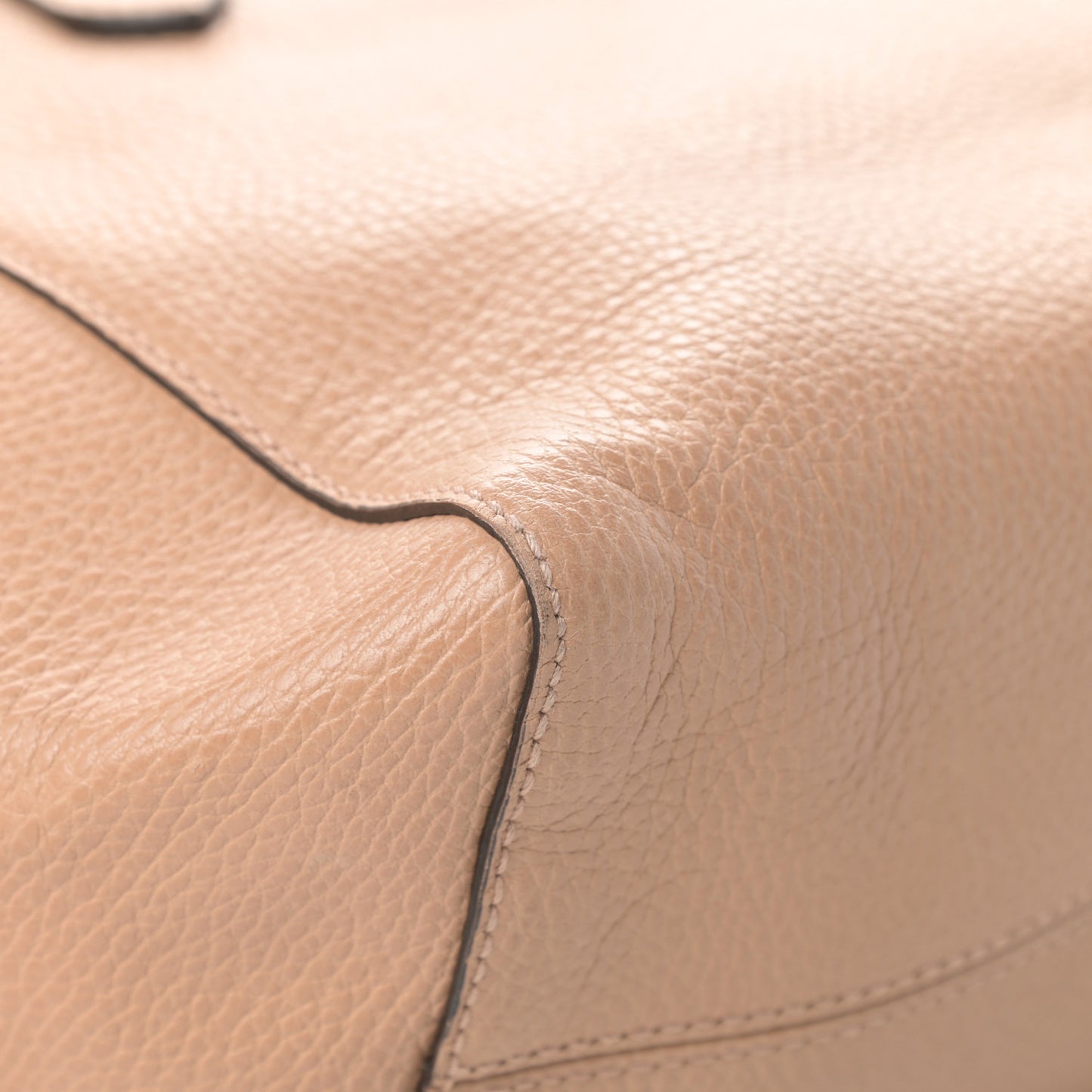 Dollar Calfskin Small Swing Tote Camelia Mineral Blue
