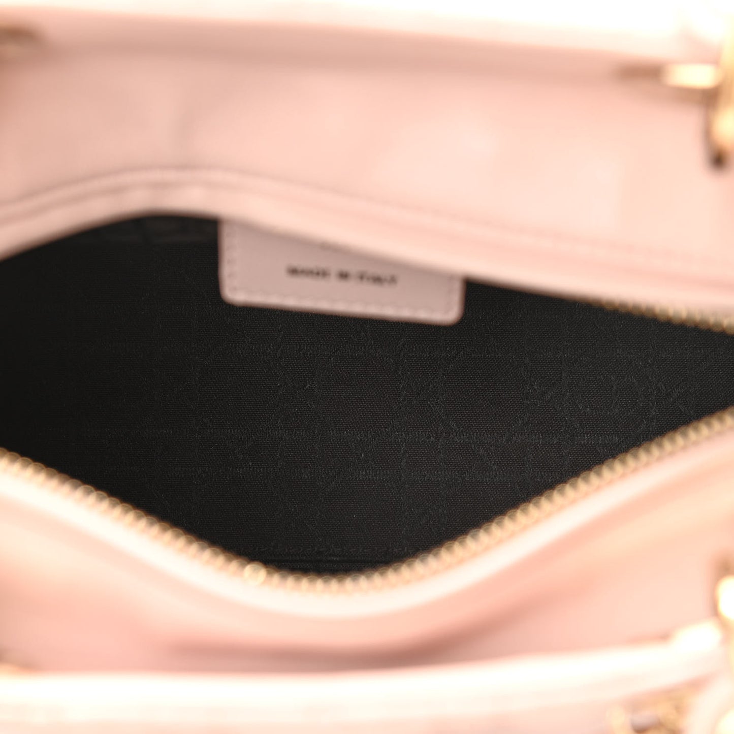 Lambskin Cannage Medium Lady Dior Light Pink