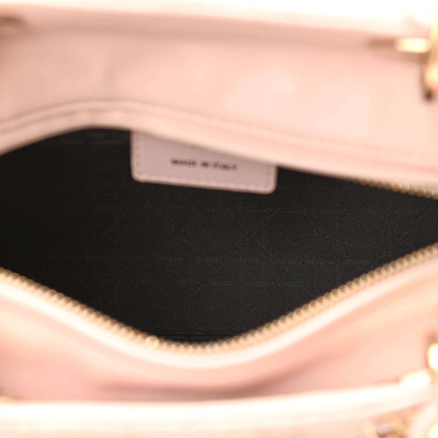 Christian Dior Lambskin Cannage Medium Lady Dior Light Pink 5 of 13