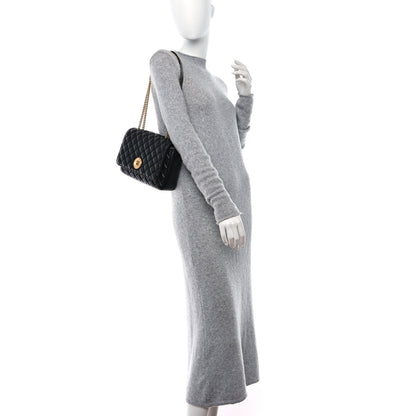 Versace Nappa Quilted La Medusa Chain Crossbody Black 2 of 11