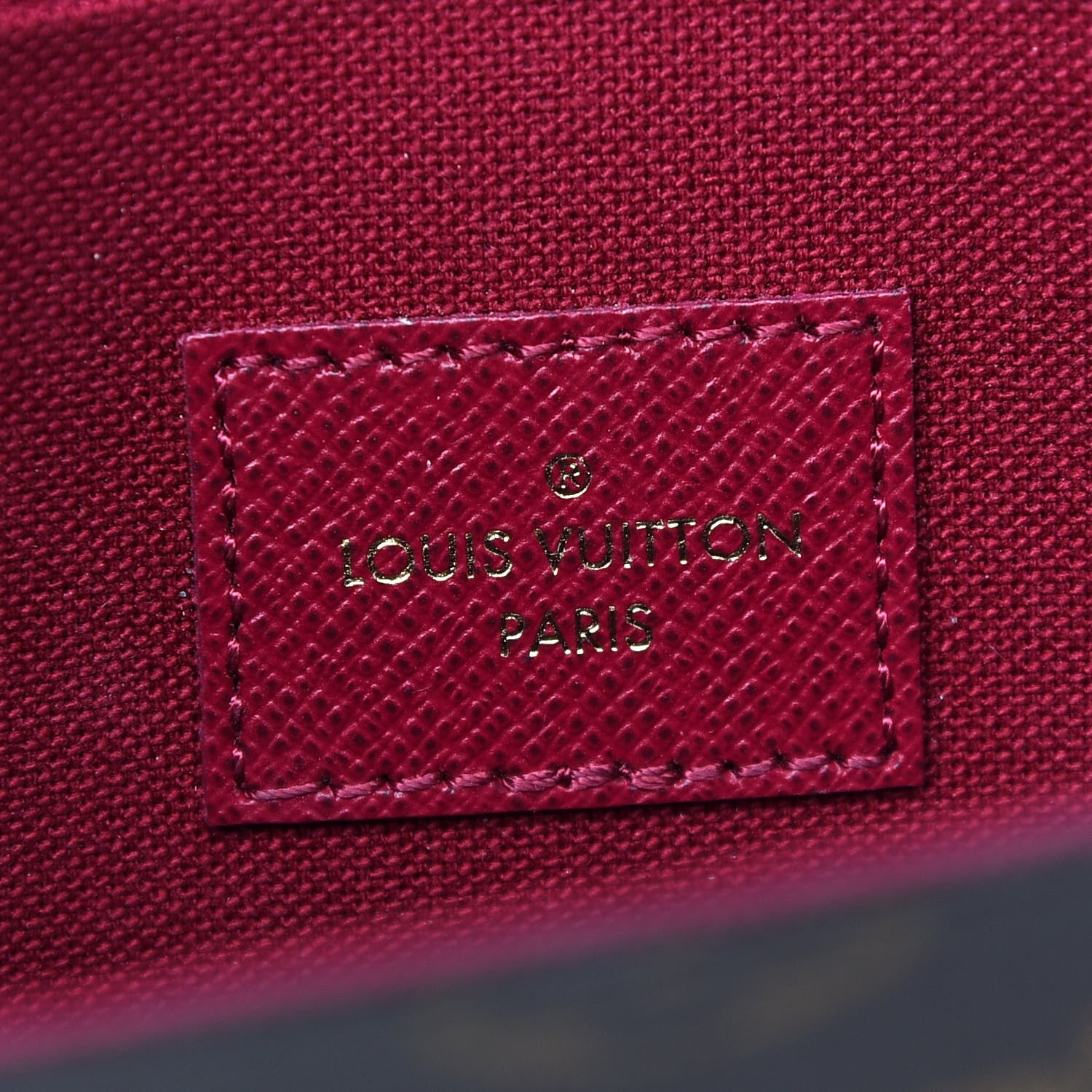 Louis Vuitton Monogram Pochette Felicie Chain Wallet Fuchsia 7 of 9